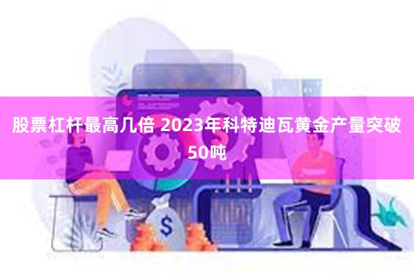 股票杠杆最高几倍 2023年科特迪瓦黄金产量突破50吨