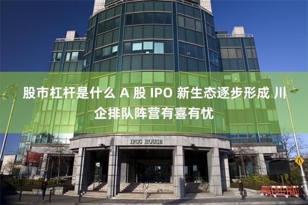 股市杠杆是什么 A 股 IPO 新生态逐步形成 川企排队阵营有喜有忧