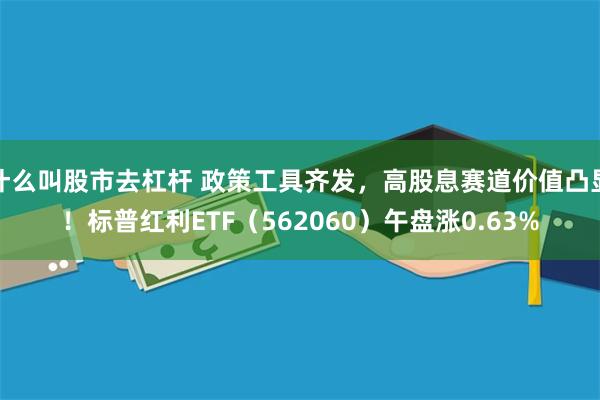 什么叫股市去杠杆 政策工具齐发，高股息赛道价值凸显！标普红利ETF（562060）午盘涨0.63%