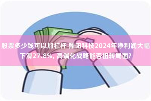 股票多少钱可以加杠杆 鼎阳科技2024年净利润大幅下滑27.8%, 高端化战略能否扭转局面?