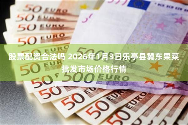 股票配资合法吗 2026年1月3日乐亭县冀东果菜批发市场价格行情
